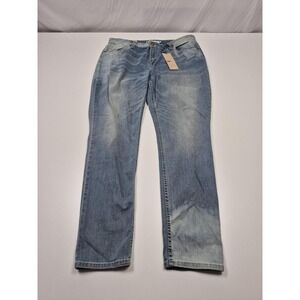 Levis Mid Rise Skinny Jeans Womens 16W Light Wash Blue Stretch Denim NWT